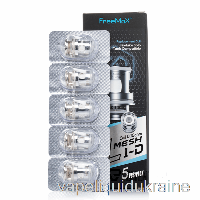 Vape Liquid Ukraine Freemax Fireluke Solo FL Mesh Replacement Coils 0.15ohm FL1-D Mesh Coils